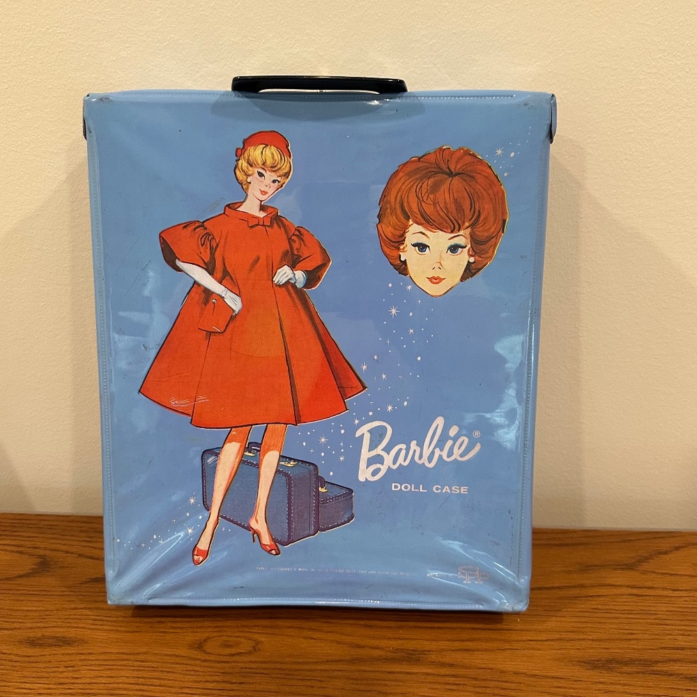 Vintage Midge Barbie 1960s Doll, Original Case, Accessories